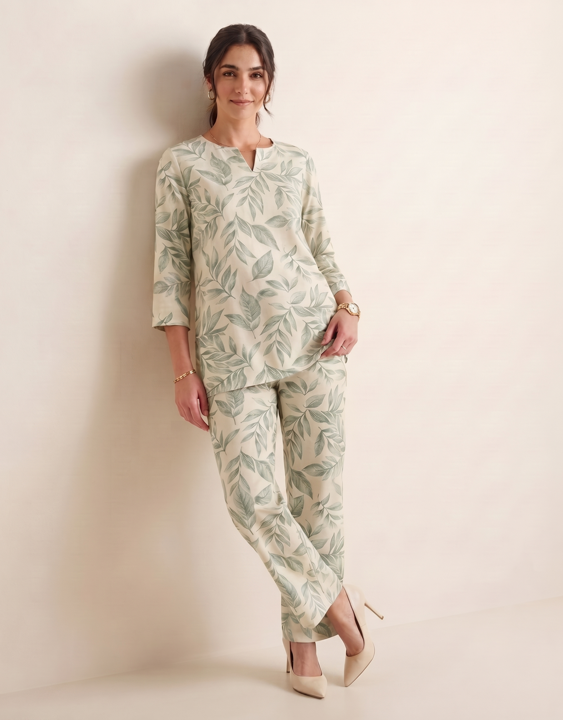 Olive Leaf Hibi set