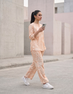 Peach Marble Hibi set