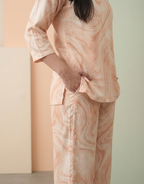 Peach Marble Hibi set
