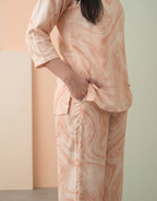 Peach Marble Hibi set